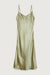 Midi slip dress in alfalfa — main image