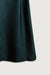 Midi slip dress in deep spruce — main image
