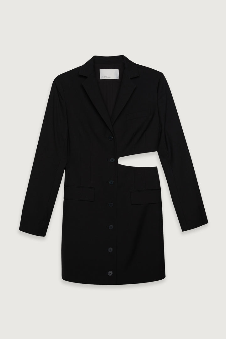 CUTOUT BLAZER DRESS in Black — alternate angle