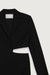 Cutout blazer dress in black — main image
