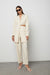 Cutout blazer dress in oatmeal — main image