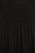 Smocked tiered dress in black — main image