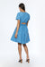 Open back midi dress in pacific coast — main image