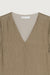 Textured v-neck long dress in lead gray — main image