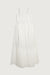 Open back cut out dress in white — main image