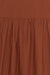 Puff sleeve tiered dress in tobacco — main image