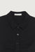Ruched front dress in black — main image