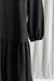 Tiered midi dress in black — main image