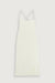 Open back dress in coconut milk — main image