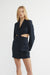 Blazer cut-out dress in black — main image