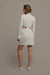 Blazer cut-out dress in oatmeal — main image
