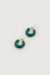 Coloured mini hoops in seamoss — main image