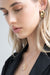 Cuban link drop earring in gold — main image