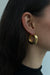Chunky hoop earrings in gold — main image