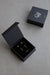Earring and ring gift set in gold — main image