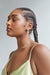 Interlocking zirconia hoops in gold — main image
