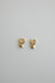 Bubbly charm pendant earrings in gold butterfly — main image