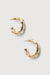 Dotted hoops in gold — main image