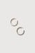 Large thick hoops in gold — main image