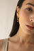 Triple drop earring in gold — main image