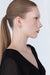 Small zirconia hoops in gold — main image