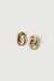 Chunky link earring in gold — main image