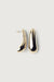 Abstract drop earring in gold — main image