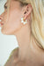 Five pearl earring in gold — main image