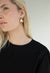 Layered hoop earring in gold — main image