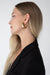 Chunky hoop earring in gold — main image