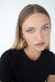 Abstract chain earring in gold — main image