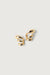 Layered abstract earring in gold — main image