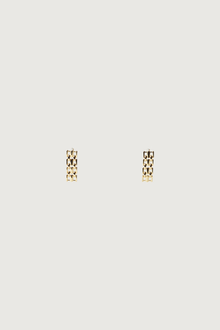 PANTHER LINK EARRINGS in Gold — alternate angle