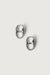Soda tab earrings in silver — main image