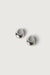 Bubble hoop earrings in silver — main image