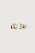 Layered hoop earrings in gold — main image