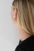Double pearl earrings in pearl — main image