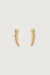 Climber sphere earrings in gold — main image