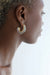 Abstract earrings in gold — main image