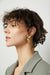 Chunky abstract earring in gold — main image