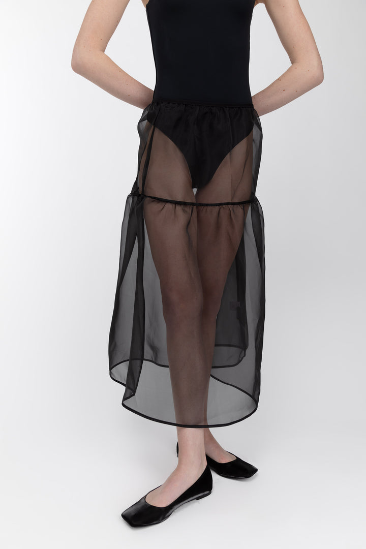 BALLET FLAT in Black — alternate angle