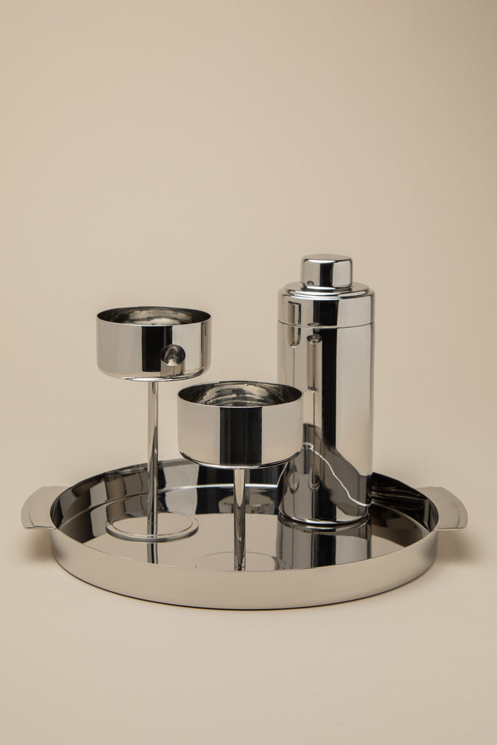 CHROME COCKTAIL SHAKER in Chrome — alternate angle