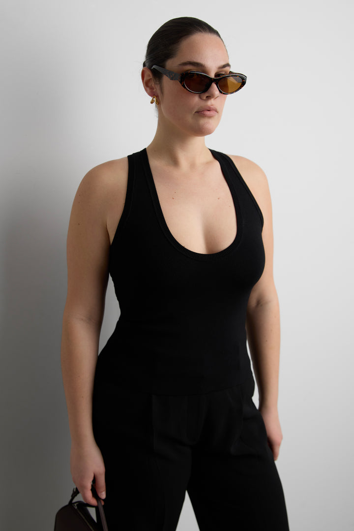 CAT EYE SUNGLASSES in Tortoise Brown — alternate angle