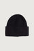 Classic ribbed beanie in black — main image