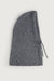 Chunky balaclava in medium heather grey — main image