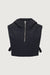 Puffy vest balaclava in black — main image