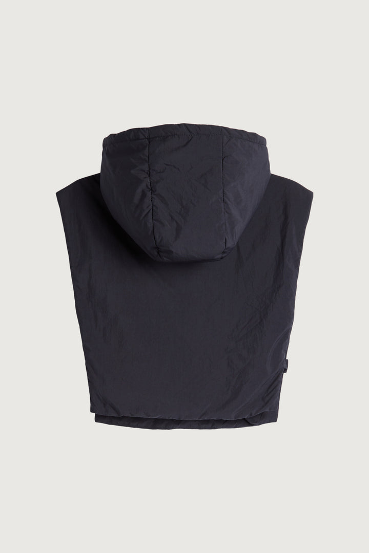 PUFFY VEST BALACLAVA in Black — alternate angle