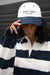 Baseball cap in cream navy — main image