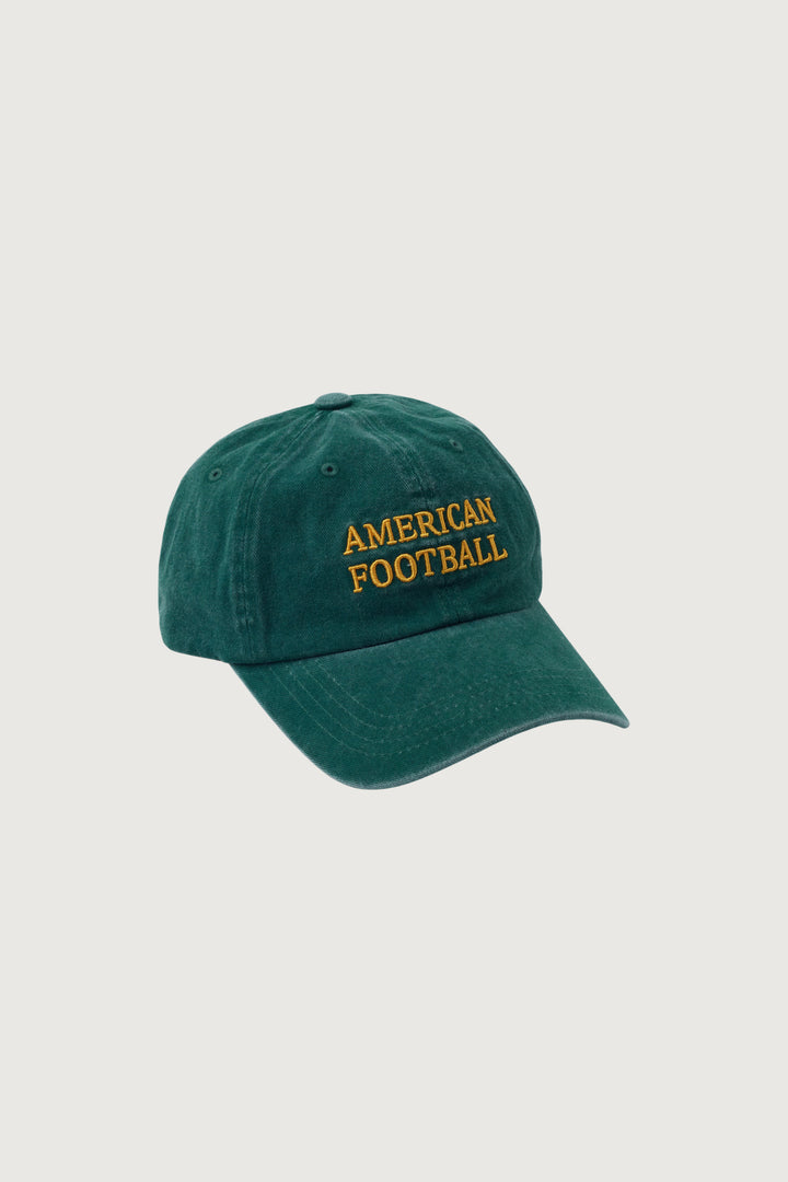 “AMERICAN FOOTBALL” BASEBALL CAP in Green — alternate angle