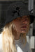 Crochet bucket hat in black — main image